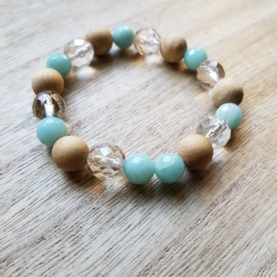 Coastal Amazonite Beaded Bracelet