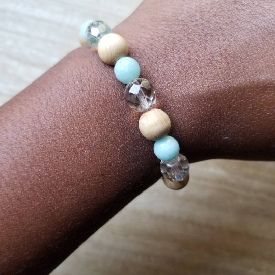 Coastal Amazonite Beaded Bracelet