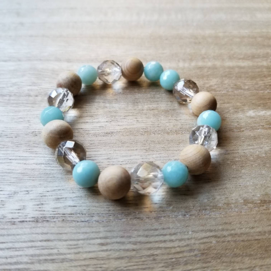 Coastal Amazonite Beaded Bracelet