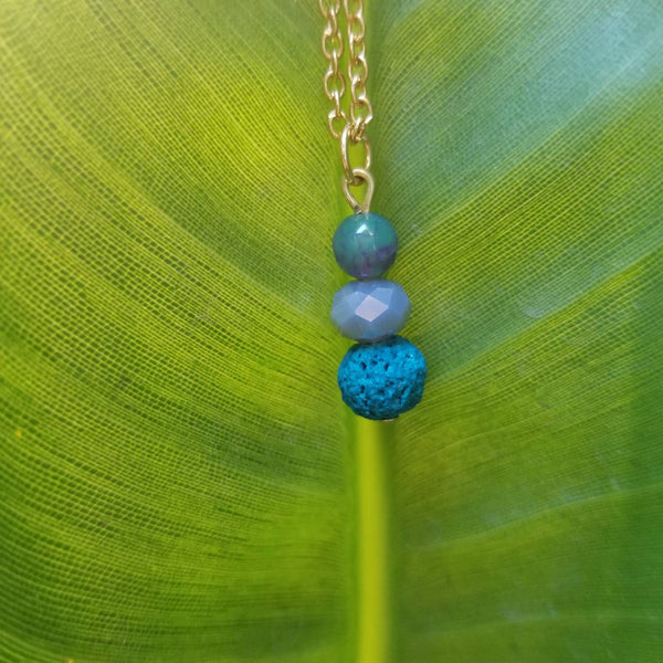 Mermaid Lava Diffuser Necklace