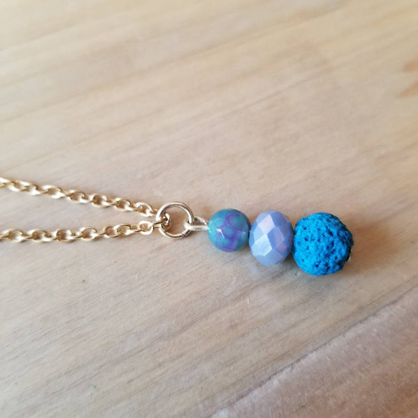Mermaid Lava Diffuser Necklace