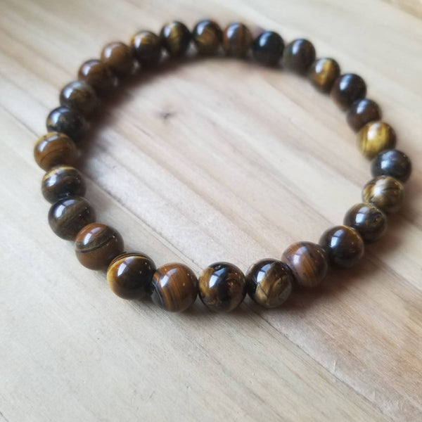 Tiger Eye Beaded Bracelet