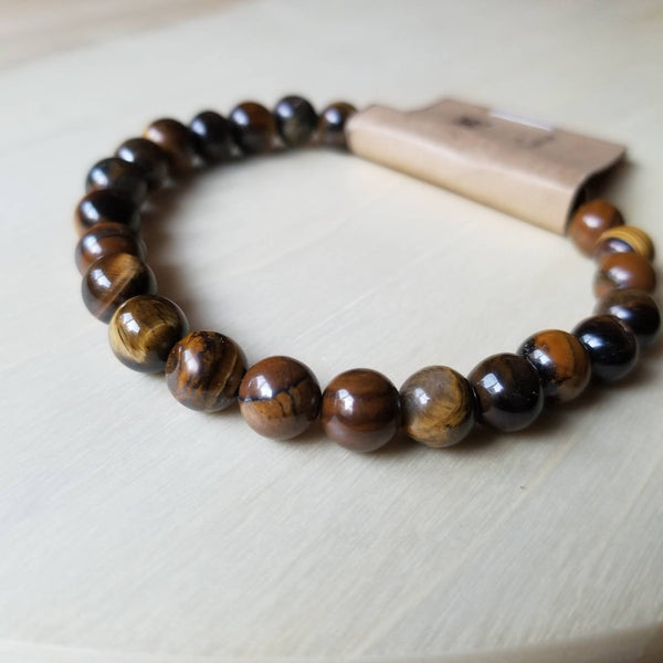 Tiger Eye Beaded Bracelet