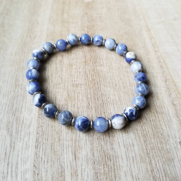 Sodalite Beaded Bracelet