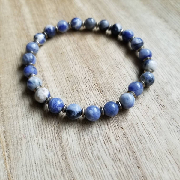 Sodalite Beaded Bracelet