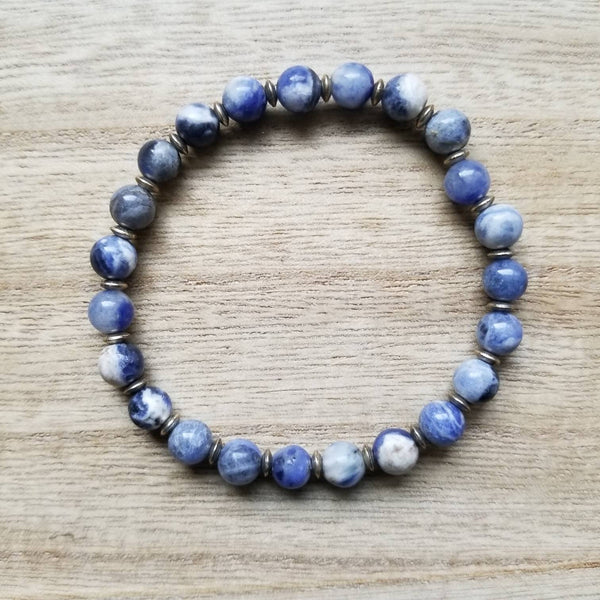 Sodalite Beaded Bracelet