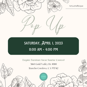 Spring Pop Up - Saturday, April 1, 2023