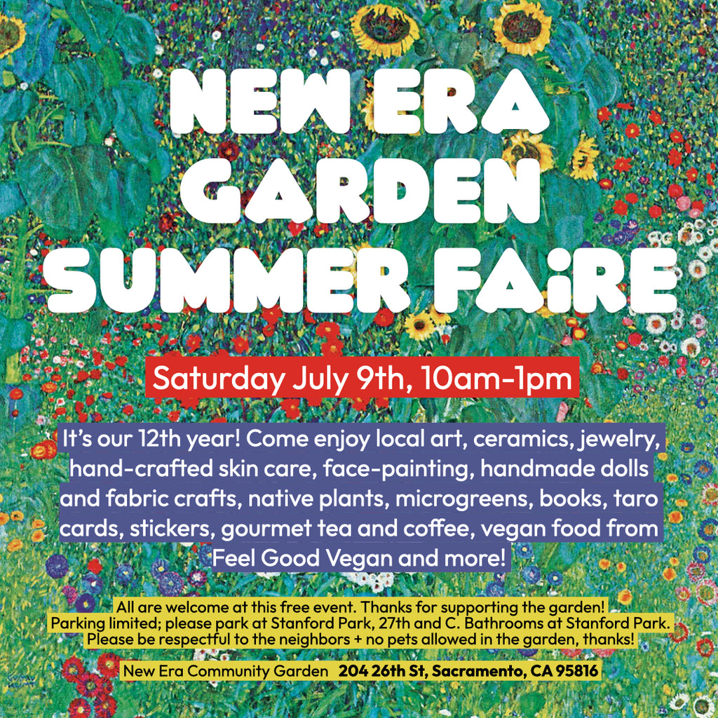 July 9th Pop Up at New Era Community Garden Faire