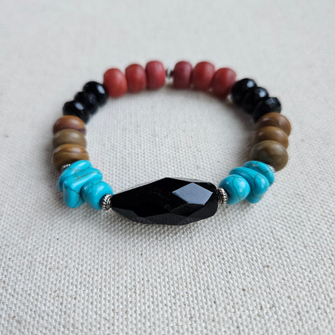 Navajo Inspired Beaded Bracelet