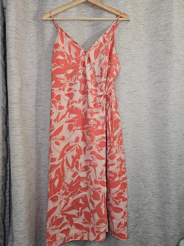 Nine West - Pink Floral Wrap Dress