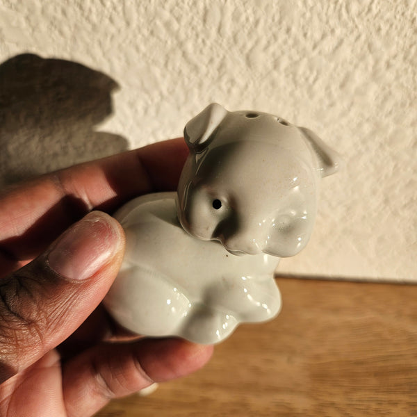 Vintage Porcelain Piggy Salt & Shakers