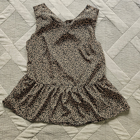 MM Couture by Miss Me | Black Peplum Blouse (S)