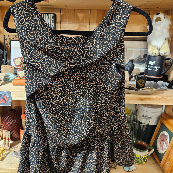 MM Couture by Miss Me | Black Peplum Blouse (S)