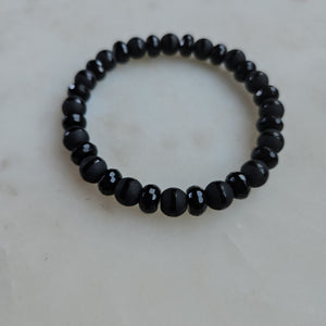 Noir Beaded Bracelet