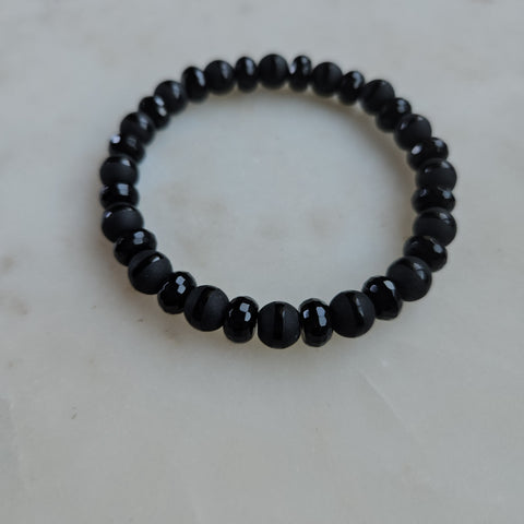 Noir Beaded Bracelet