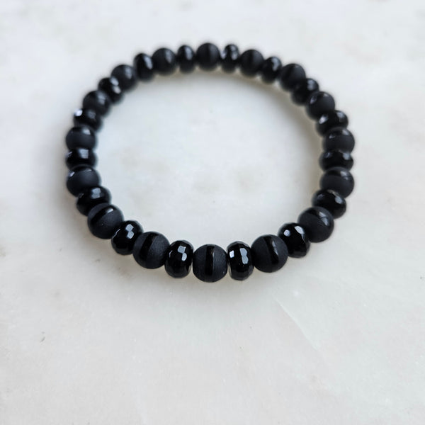 Noir Beaded Bracelet