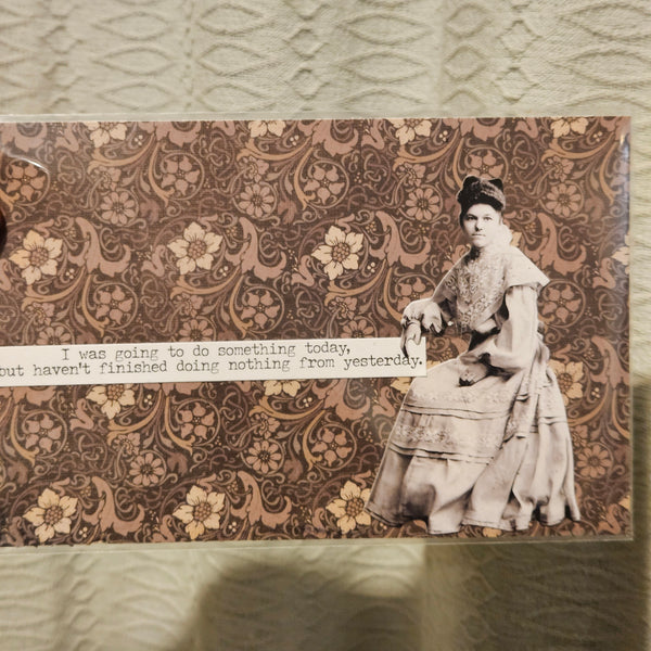 Snarky Victorian | Dames - Landscape  | Handmade Card/Art