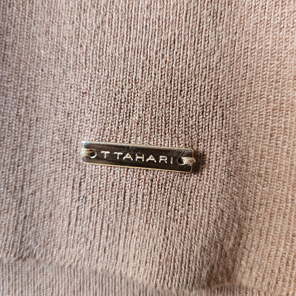 Tahari | Brown Sweater Mock Turtleneck (L)