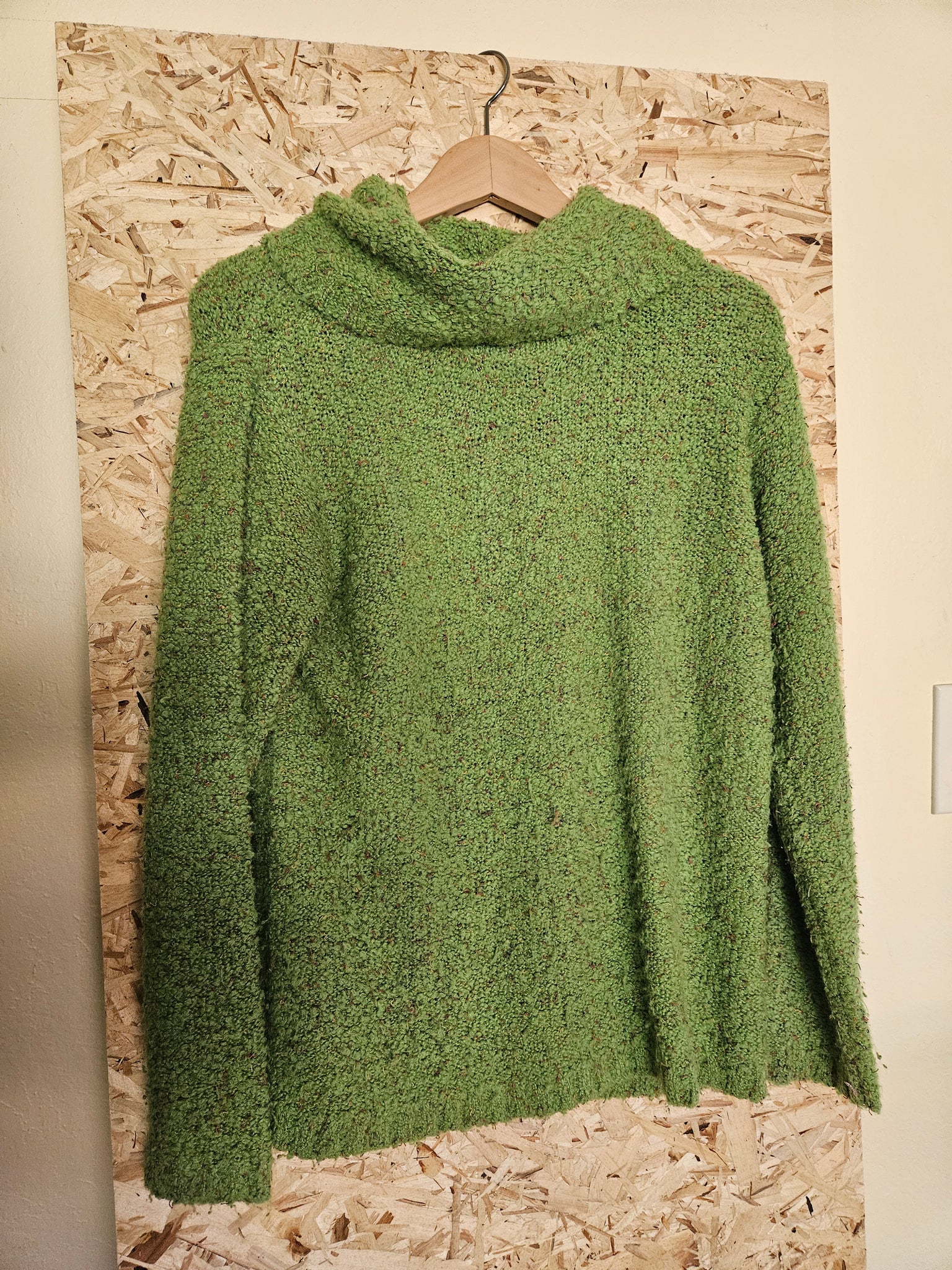 Coldwater Creek| Artsy Green Sweater (M)