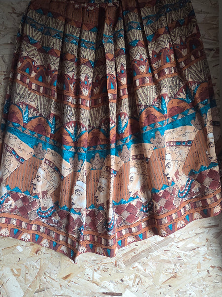 AFK Egyptian Flared Pleated Skirt (M)