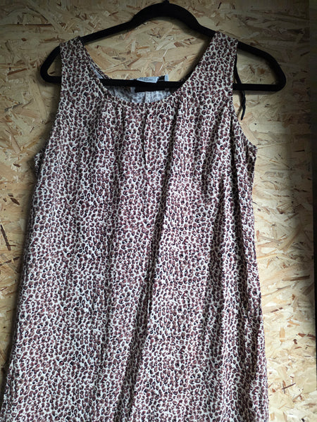 Vintage - Another Thyme | Sleeveless Cheetah Print Dress (12)