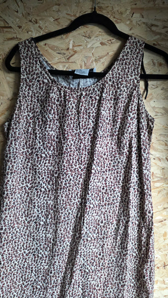 Vintage - Another Thyme | Sleeveless Cheetah Print Dress (12)