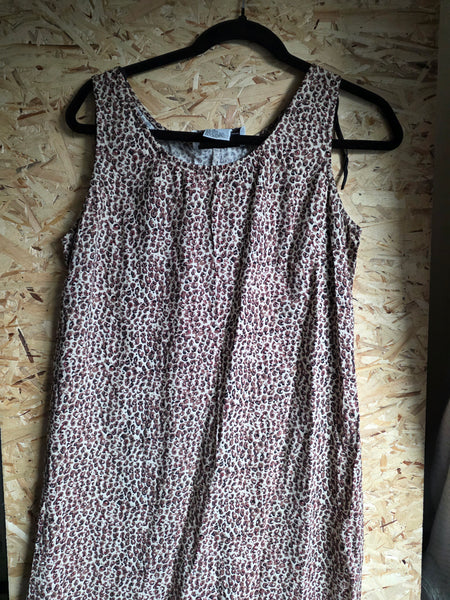 Vintage - Another Thyme | Sleeveless Cheetah Print Dress (12)