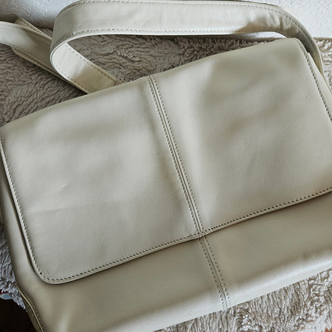 Tignanello White Leather Purse