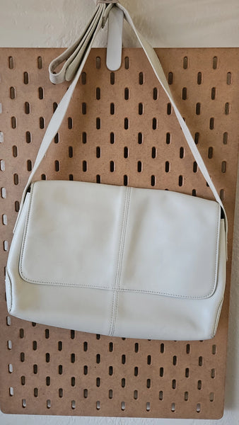 Tignanello White Leather Purse