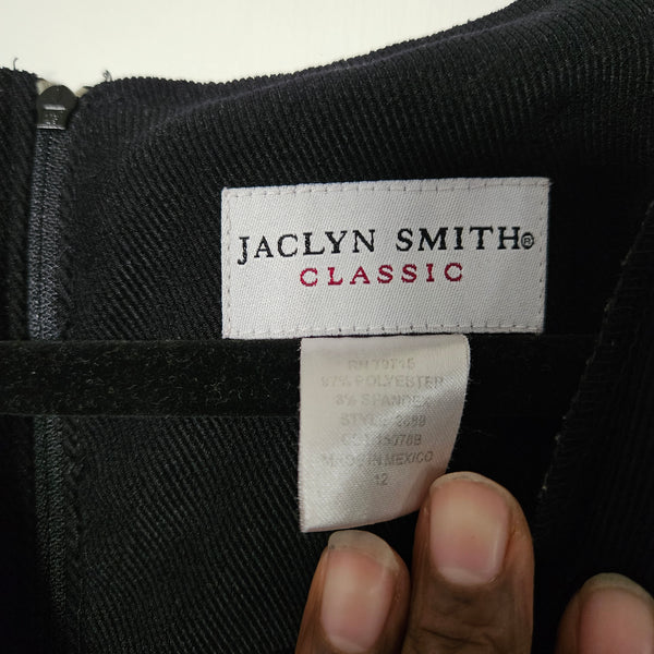 Jaclyn Smith Classic | Black Corduroy Dress (12)