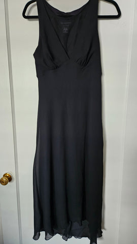 Connected Apparel | Slinky Sheer Black Dress (12)