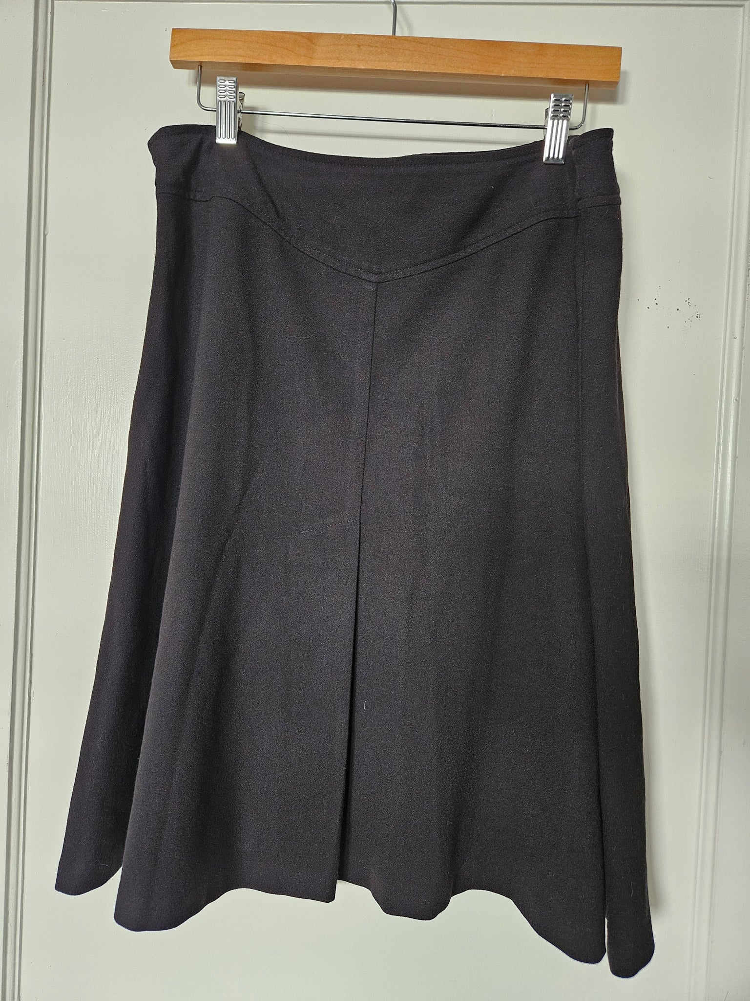 George | Black Business Flared Midi Skirt (12)