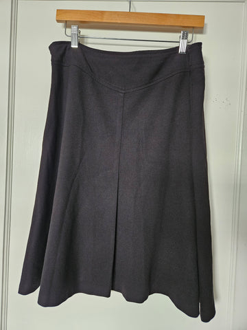 George | Black Business Flared Midi Skirt (12)