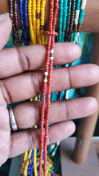 Coral Earth Waistbeads