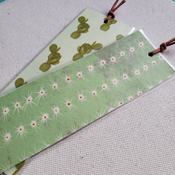 Cactus Double Sided Bookmark