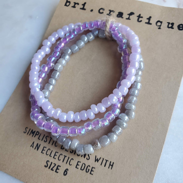 Lavender Bracelet Set