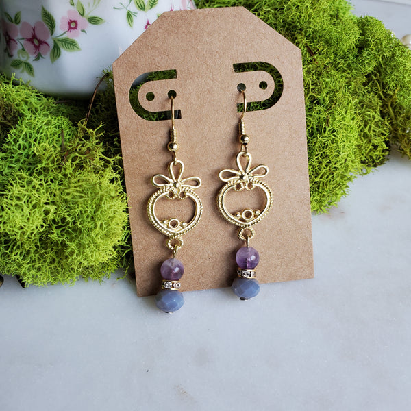 Lavender Dangle Earrings
