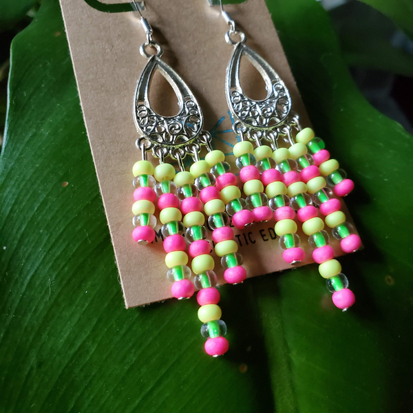 Tropical Fiesta Chandelier Earrings