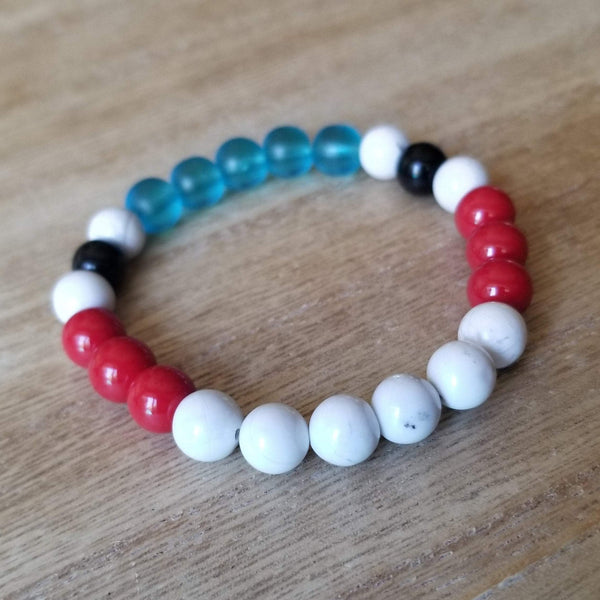 Forky inspired beaded bracelet