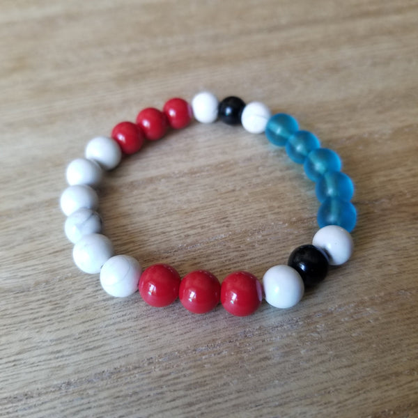 Forky inspired beaded bracelet