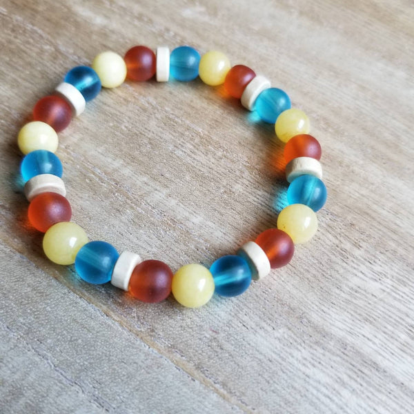 California Colorful beaded bracelet